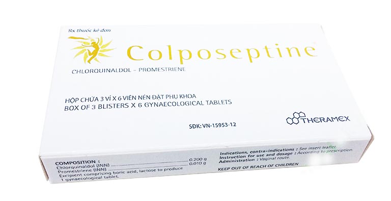 Colposeptine là thuốc chữa dạng đặt, rất an toàn và hiệu quả