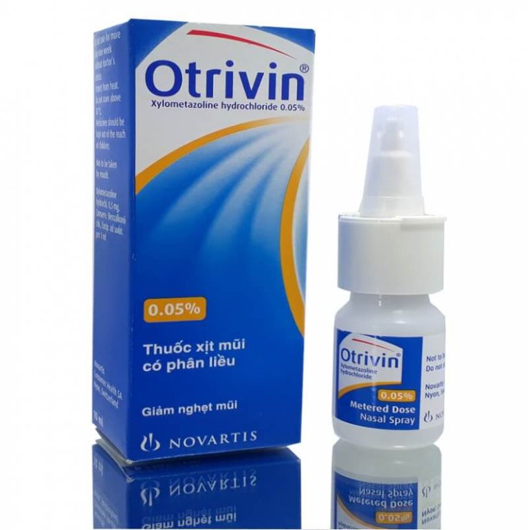Thuốc trị viêm xoang Otrivin có bán tại các nhà thuốc và bệnh viện trên cả nước.