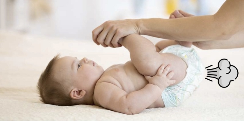 Trẻ sơ sinh xì hơi nhiều có thể là hiện tượng sinh lý bình thường