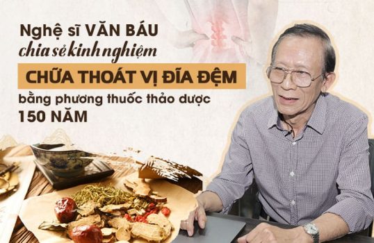 Nghệ sĩ Văn Báu chữa thoát vị đĩa đệm tại Đỗ Minh Đường