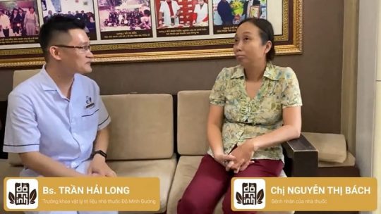 Chị Bách chia sẻ lại tình trạng bệnh khi tái khám tại Đỗ Minh Đường