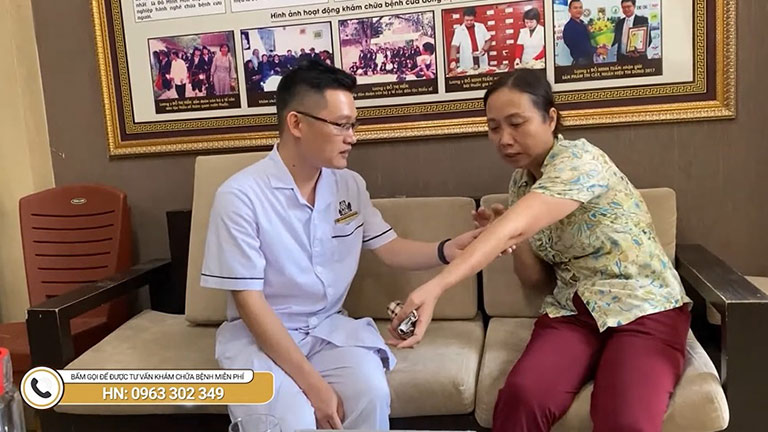 Chị Bách chia sẻ lại tình trạng bệnh khi tái khám tại Đỗ Minh Đường