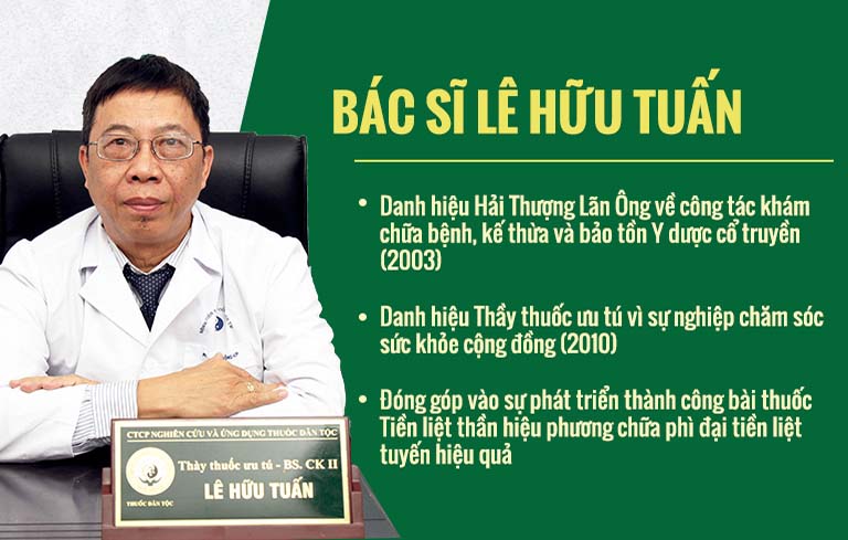 Bác sĩ Lê Hữu Tuấn đánh giá cao về bài thuốc Gout Đỗ Minh
