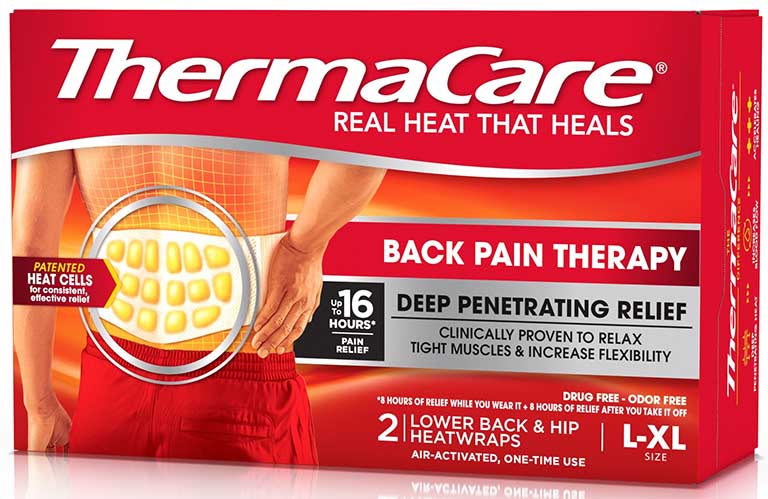 thuốc dán đau lưng ThermaCare của Mỹ
