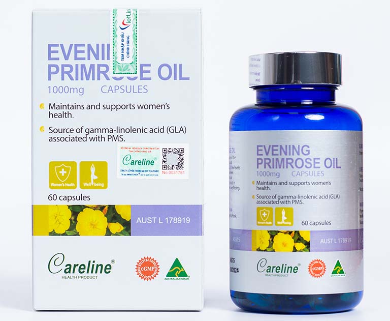 Tinh dầu hoa anh thảo Careline Evening Primrose Oil 1000mg