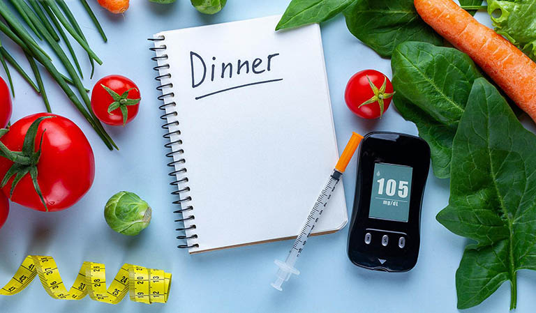 Giữ đường huyết ở mức an toàn, ăn uống lành mạnh và duy trì cân nặng