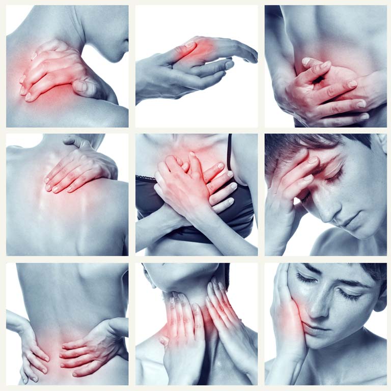 Đau cơ xơ hóa gây đau cơ xương khắp cơ thể và mệt mỏi