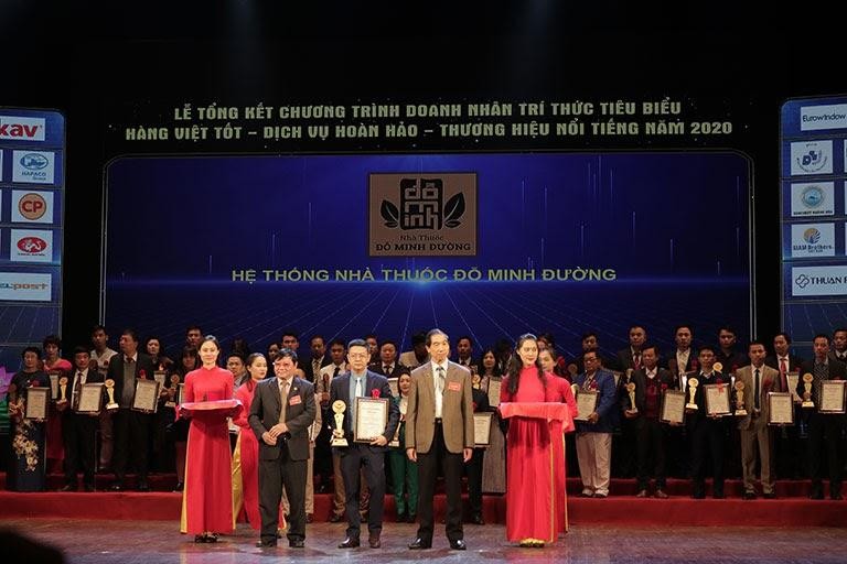 Nhà thuốc Đỗ Minh Đường nhận giải thưởng năm 2020